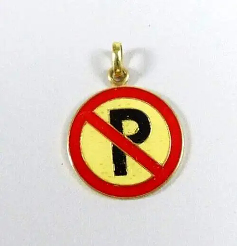 Anhänger Parkverbot aus 333  Gold