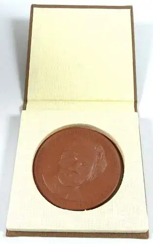 DDR Meissen Medaille Albert Schweitzer 1875 - 1965 in OVP