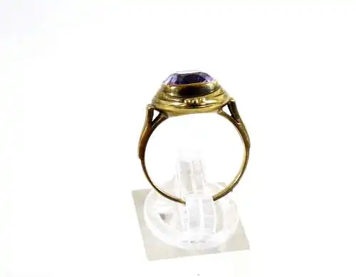 Ring aus 333 Gold mit Amethyst Größe 55