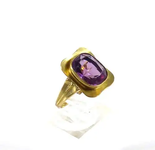 Ring aus 333 Gold mit Amethyst Größe 56