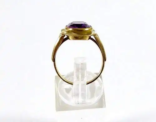 Ring aus 333 Gold mit Amethyst Größe 56