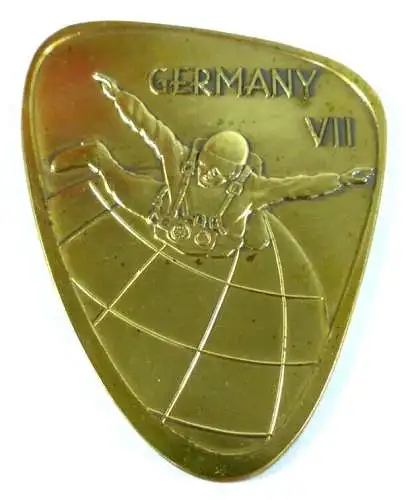 original alte Medaille Weltmeisterschaft im Fallschirmsportspringen 1964