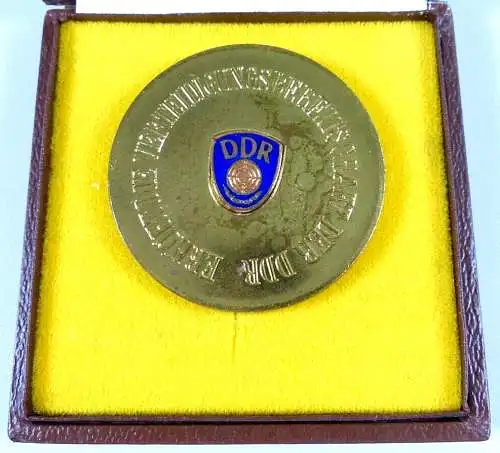 seltene Medaille Deutscher Schützenverband der DDR in OVP goldfarben