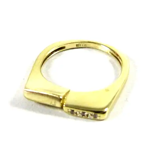 Ring aus 333 Gold mit Zirkonia Größe 55