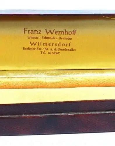 Schmuckschachtel Etui für Armband oder Uhr Franz Wemhoff Wilmersdorf Berlin