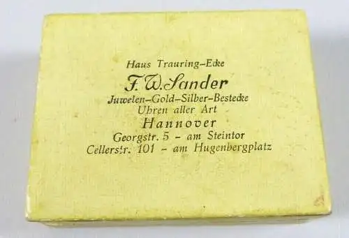 Schmuckschachtel F W Sander Hannover
