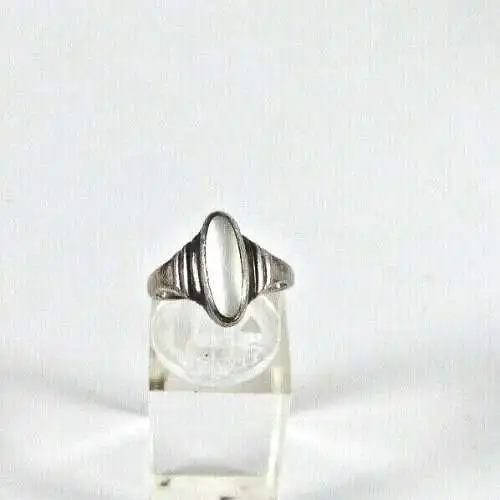 Ring aus 925 Silber mit Mondstein Größe 54