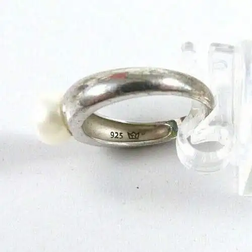 Ring aus 925 Silber mit Perle, Gr. 57/Ø 18,1 mm  (da7012)