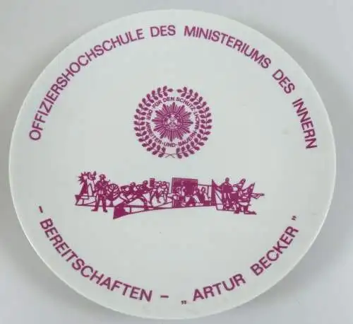 Ehrenteller Offiziershochschule des MdI Ministerium des Innern   (da7003)