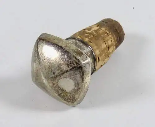 Flaschen-Korken/Zier-Korken aus 835 Silber  (da6986)