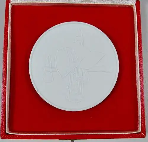 Medaille Meissen Für vorbildliche Leistungen im Brandschutz in OVP  (da6912)