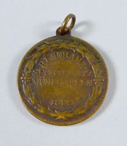 original alte Medaille Radfahrerverein Mühlhausen 1859 (da6880)