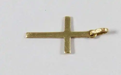 Wunderschöner Anhänger Kreuz aus 585 Gold   (da6860)