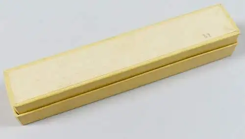 altes Schmuck-Etui/Schmuckschachtel mit Werbung Rudolf Reimer Sebnitz   (da6854)