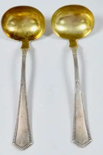 2 Kellen aus 800 Silber vergoldet Wilhelm Binder   (da6731)