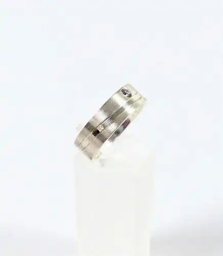 Ring aus 925 Silber mit Zirkonia, Gr. 58/Ø 18,4 mm  (da6714)