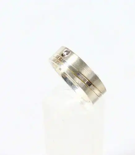 Ring aus 925 Silber mit Zirkonia, Gr. 58/Ø 18,4 mm  (da6714)