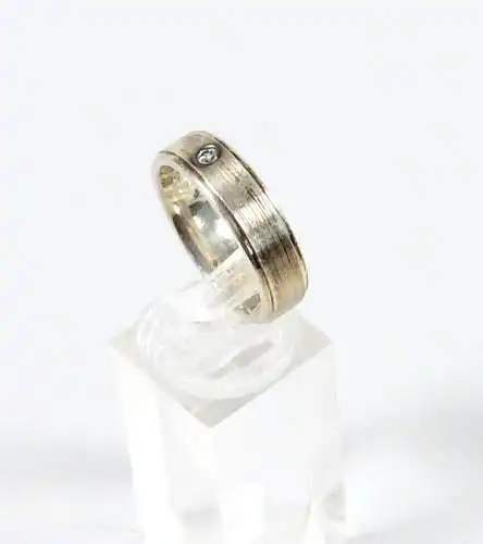 Ring aus 925 Silber mit Zirkonia, Gr. 60/Ø 19,1 mm  (da6713)