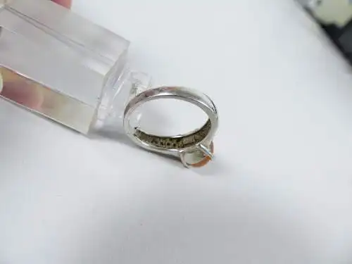 Ring aus 925 Silber mit Chalcedon, Gr. 64/Ø 20,3 mm  (da6694)