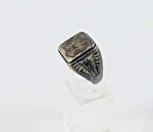 Ring aus 925 Silber mit Monogramm RV, Gr. 64,5/Ø 20,3 mm  (da6681)