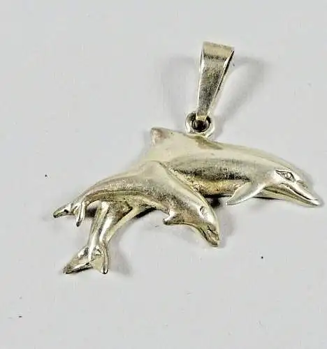 Delphin Anhänger aus 925 Silber   (da6643)