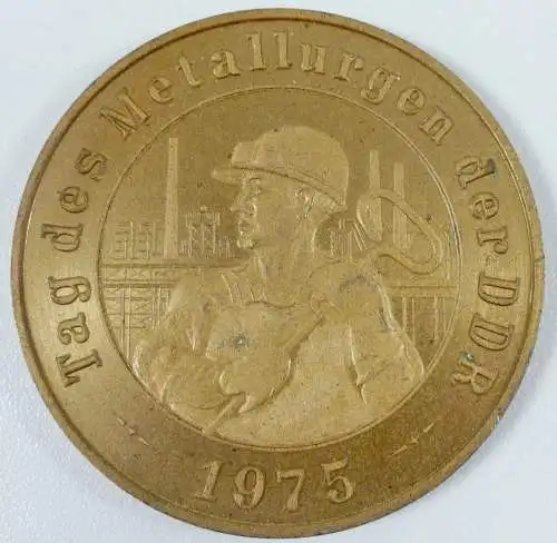 DDR Medaille Tag des Metallurgen der DDR 1975 (da6605)