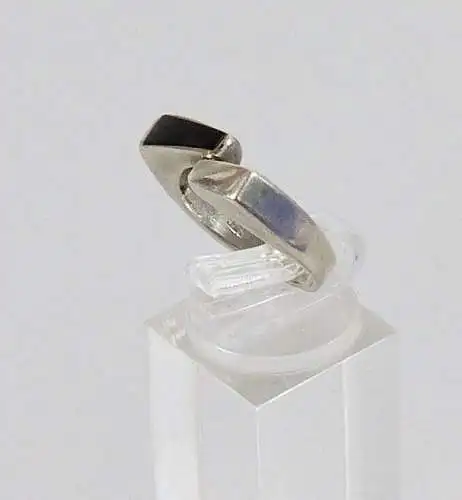 Ring aus 925 Silber, mit Onyx, Gr. 53/Ø 16,8 mm  (da6584)