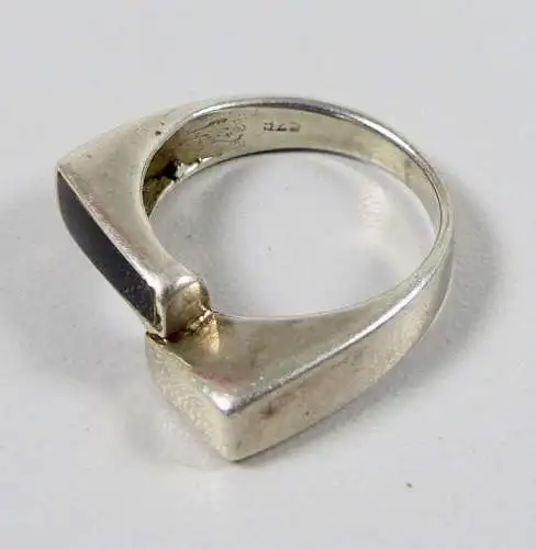 Ring aus 925 Silber, mit Onyx, Gr. 53/Ø 16,8 mm  (da6584)