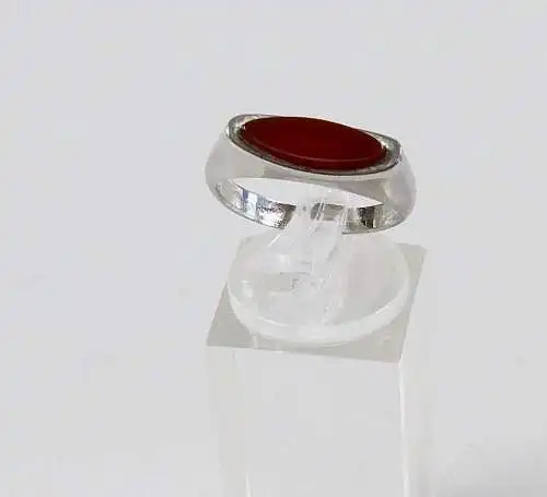 Ring aus 835 Silber mit Achat, Gr. 53/Ø 16,8 mm  (da6582)