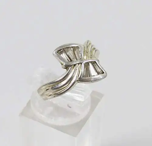 Ring aus 925 Silber mit weißen Kristallen, Gr. 54/Ø 17,2 mm  (da6579)
