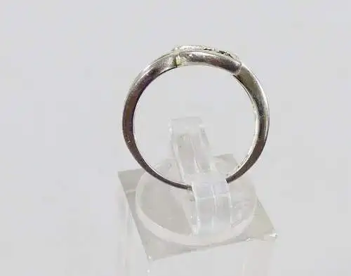 Ring aus 925 Silber mit weißen Kristallen, Gr. 54/Ø 17,2 mm  (da6579)