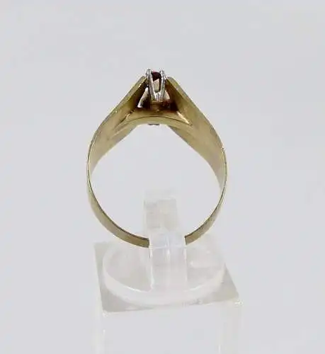 Ring aus 333 Gold mit Zuchtperle und Granate, Gr. 64,5/Ø 20,3 mm  (da6500)