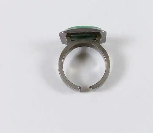 Ring aus 925 Silber mit Malachit, Gr. 53/Ø 16,8 mm  (da6360)