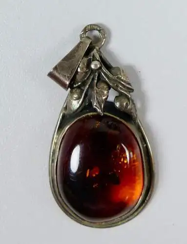 Anhänger aus 925 Silber mit Bernstein/Amber  (da6335)