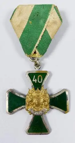 Orden Sachsen S.M.V.B. Ehrenkreuz für 40Jährige Bundeszugehörigkeit  (da6239)