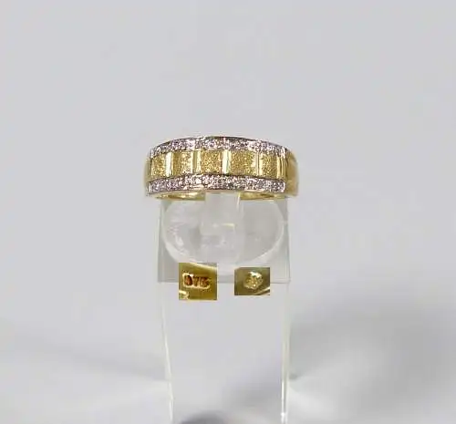 Ring aus 375 Gold, Gr. 56/Ø 17,8 mm  (da6090)