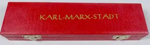 Ehrengeschenk Abzeichen Karl-Marx-Stadt in OVP  (da6041)