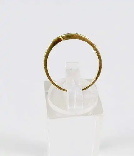 Ring aus 585 Gold mit Diamanten 0,05 ct., Gr. 55/Ø 17,5 mm  (da5981)