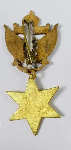 Kriegerverein Abzeichen Marine Verein Berlin emailliert (da5972)
