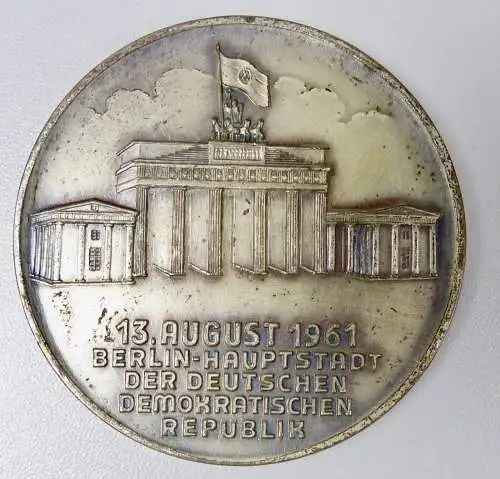Medaille 13. August 1961 Berlin Hauptstadt der DDR   (da5896)