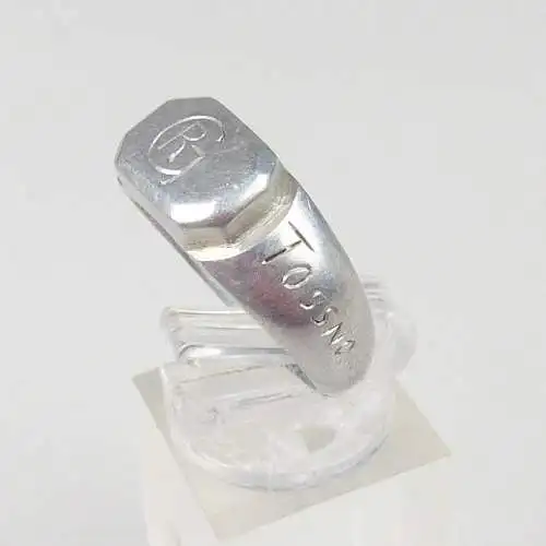 alter Ring 2. WK signiert Tossno 1942, Gr. 61/Ø 19,4 mm  (da5803)
