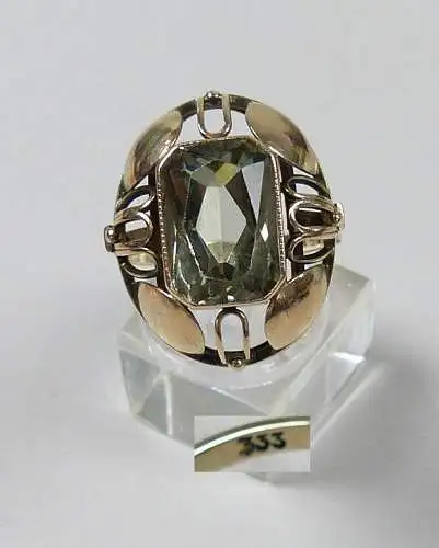 Ring aus 333 Gold mit Rauchquarz, Gr. 58/Ø 18,4 mm  (da5754)