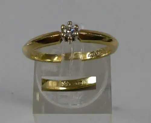 Christ Diamnat-Ring aus 585 Gold, Gr. 58/Ø 18,4 mm  (da5690)