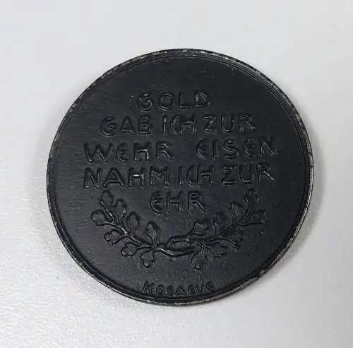 "Gold gab ich für Eisen" Medaille von 1916    (da5430)