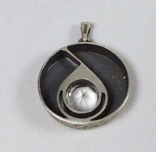 Anhänger aus 925 Silber signiert mit Bergkristall sehr schön     (da5257)