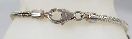 Armband 925 Silber m. verschiedenen Glaskugeln teilw. 925 gestempelt  (da5314)