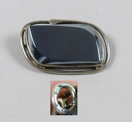 Alter Anhänger/Brosche aus 925er Silber signiert   (da5232)