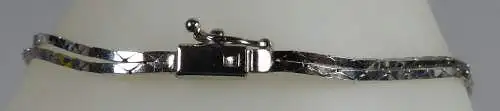 Armband aus 835er Silber mit Onyx          (da5005)