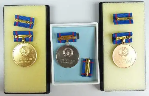 Treue Arbeit in der Seeverkehrswirtschaft Gold Silber Bronze + Blanko-Urkunden