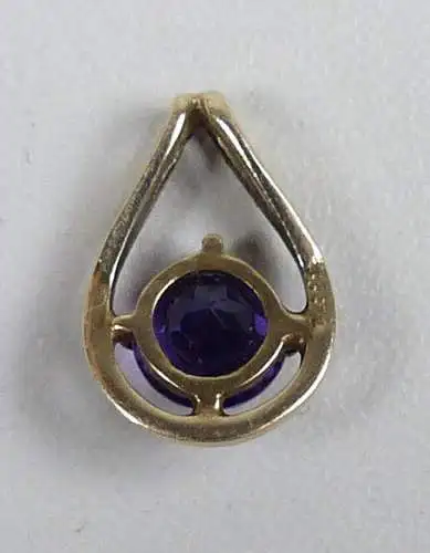 Wunderschöner Anhänger aus 333er Gold mit Amethyst    (da5160)